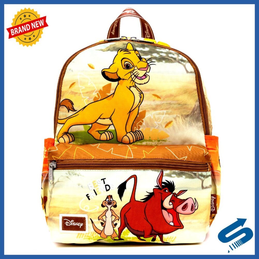 Nylon Backpack Casual Daypack Disney Lion King Simba Hakuna Matata Travel